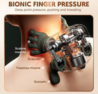 Electric Neck Massager 3D Kneading Heat Therapy for Back & Shoulders